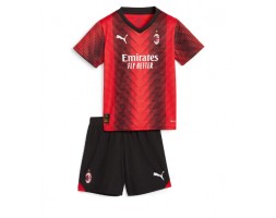 AC Milan Hjemmedraktsett Barn 2023-24 Kortermet (+ Korte bukser)